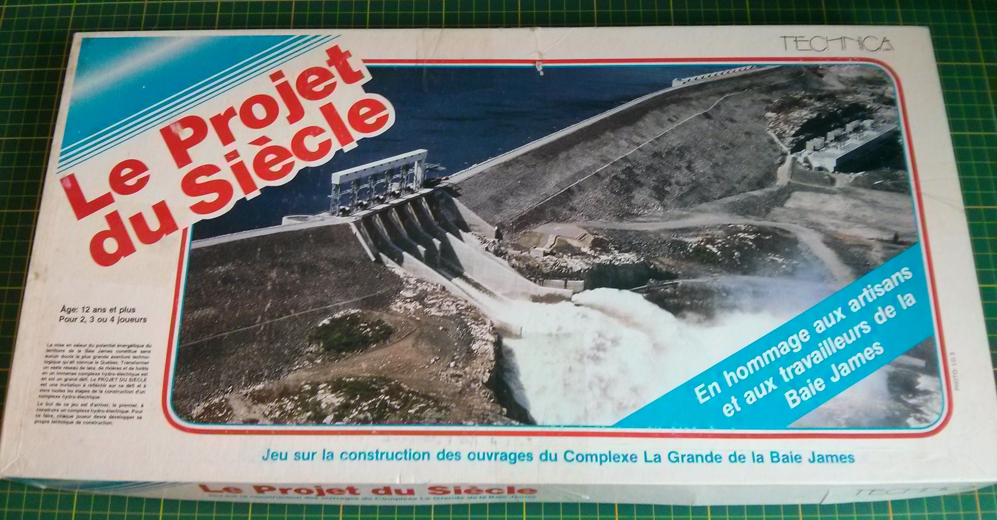 Le projet du siècle: Jeu sur la construction des ouvrages du Complexe La Grande de la Baie James