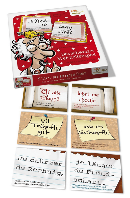 S'het so lang s'het: Das Schweizer Weisheitenspiel