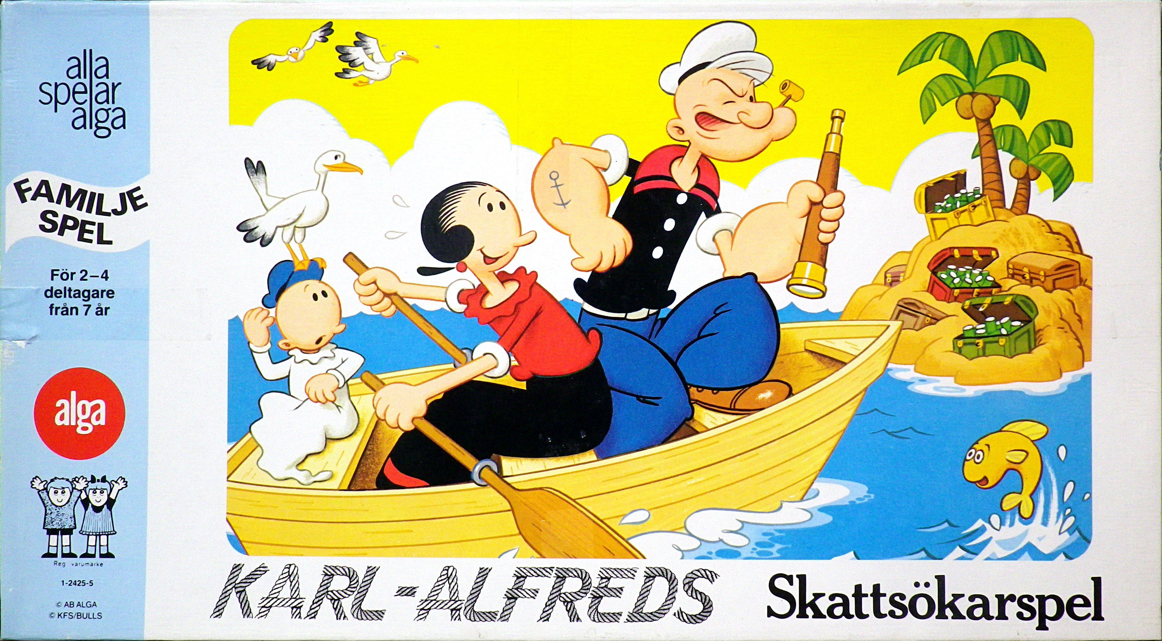 Popeye's Spinach Hunt Game