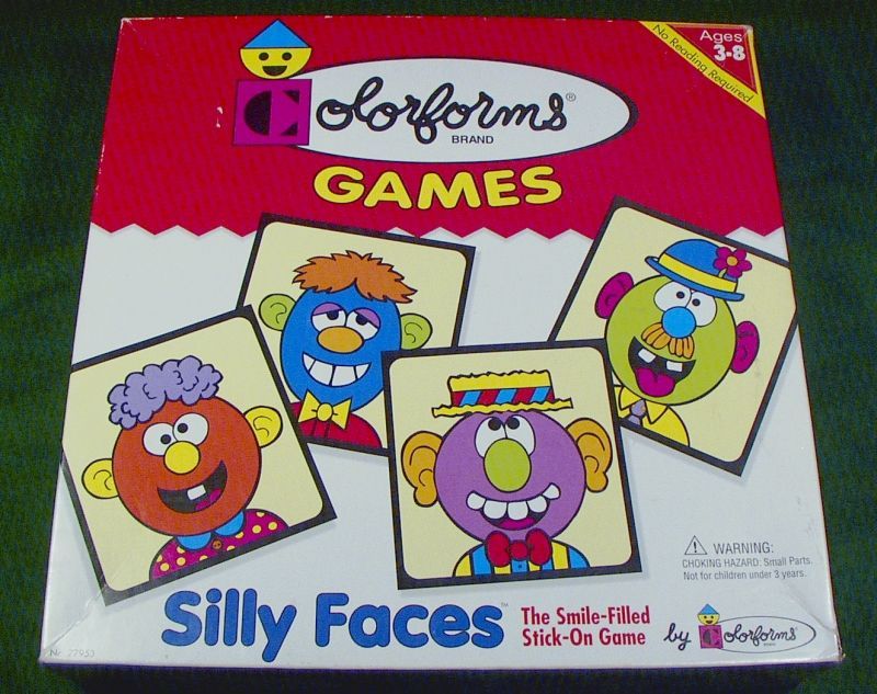 Colorforms Silly Faces Game