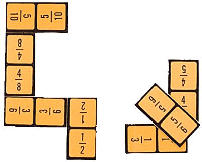 Equivalent Fraction Dominoes