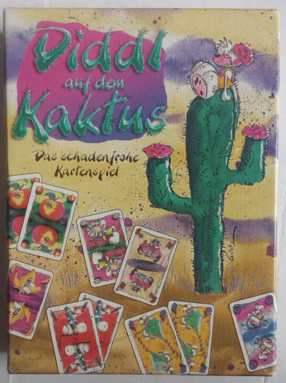 Diddl auf dem Kaktus