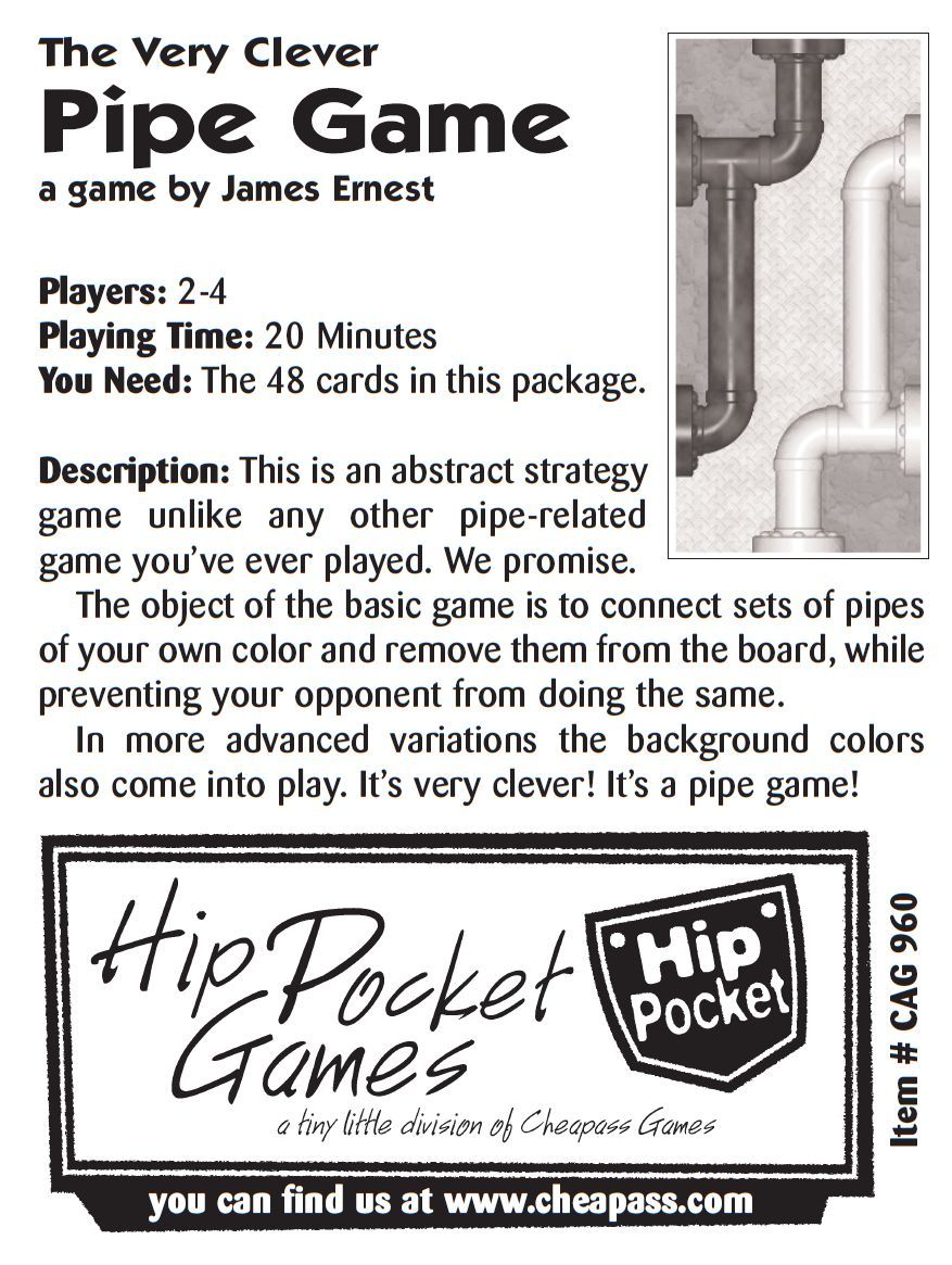 The Very Clever Pipe Game