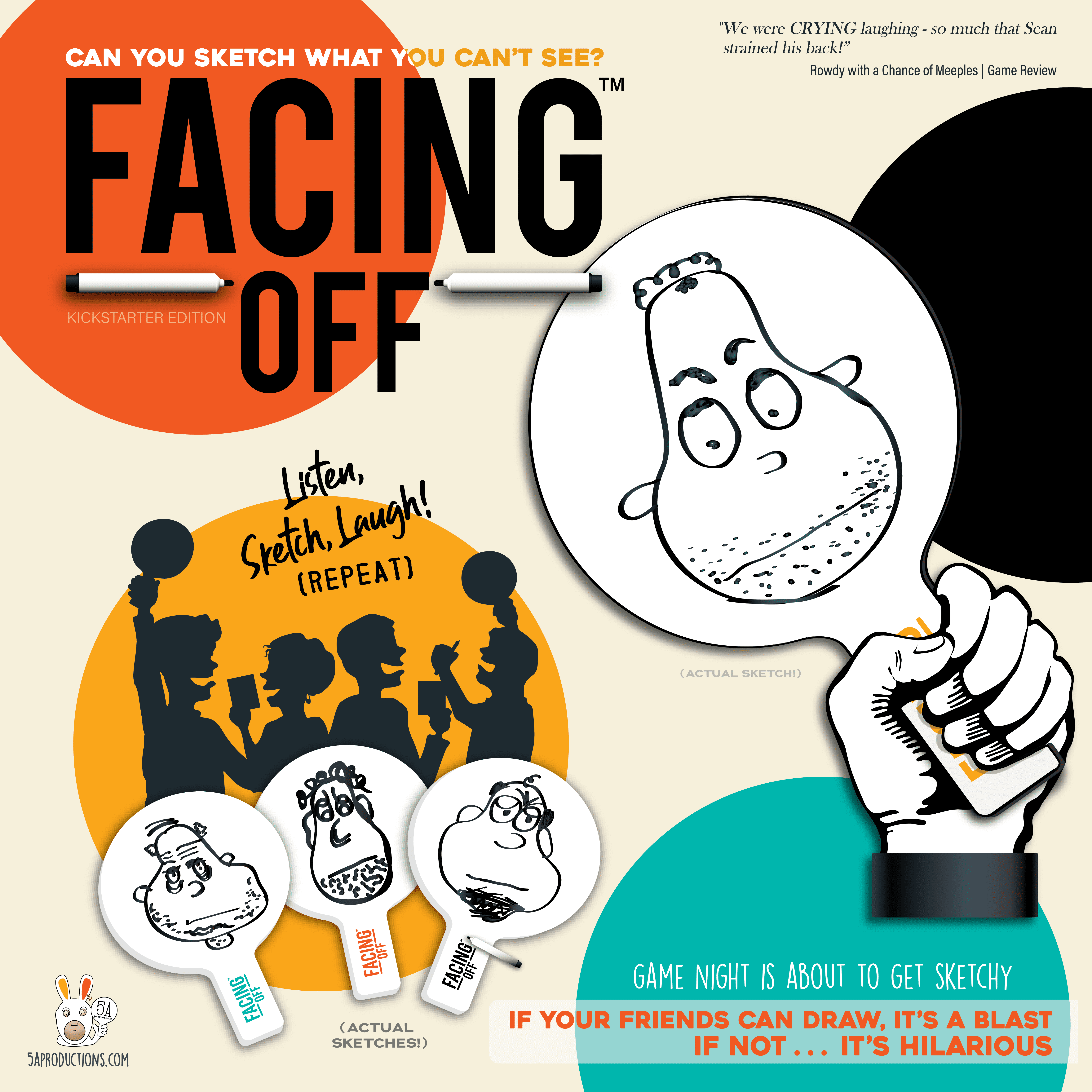 Facing Off: Can you sketch what you can't see?