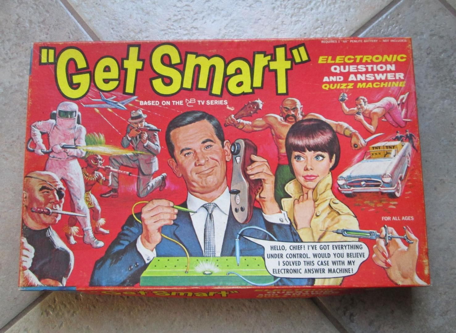 "Get Smart" Electronic Question and Answer Quiz Machine