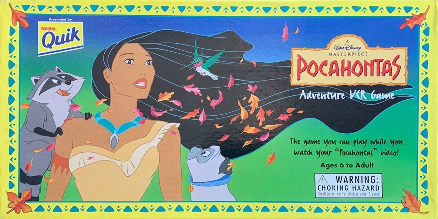 Pocahontas Adventure VCR Game