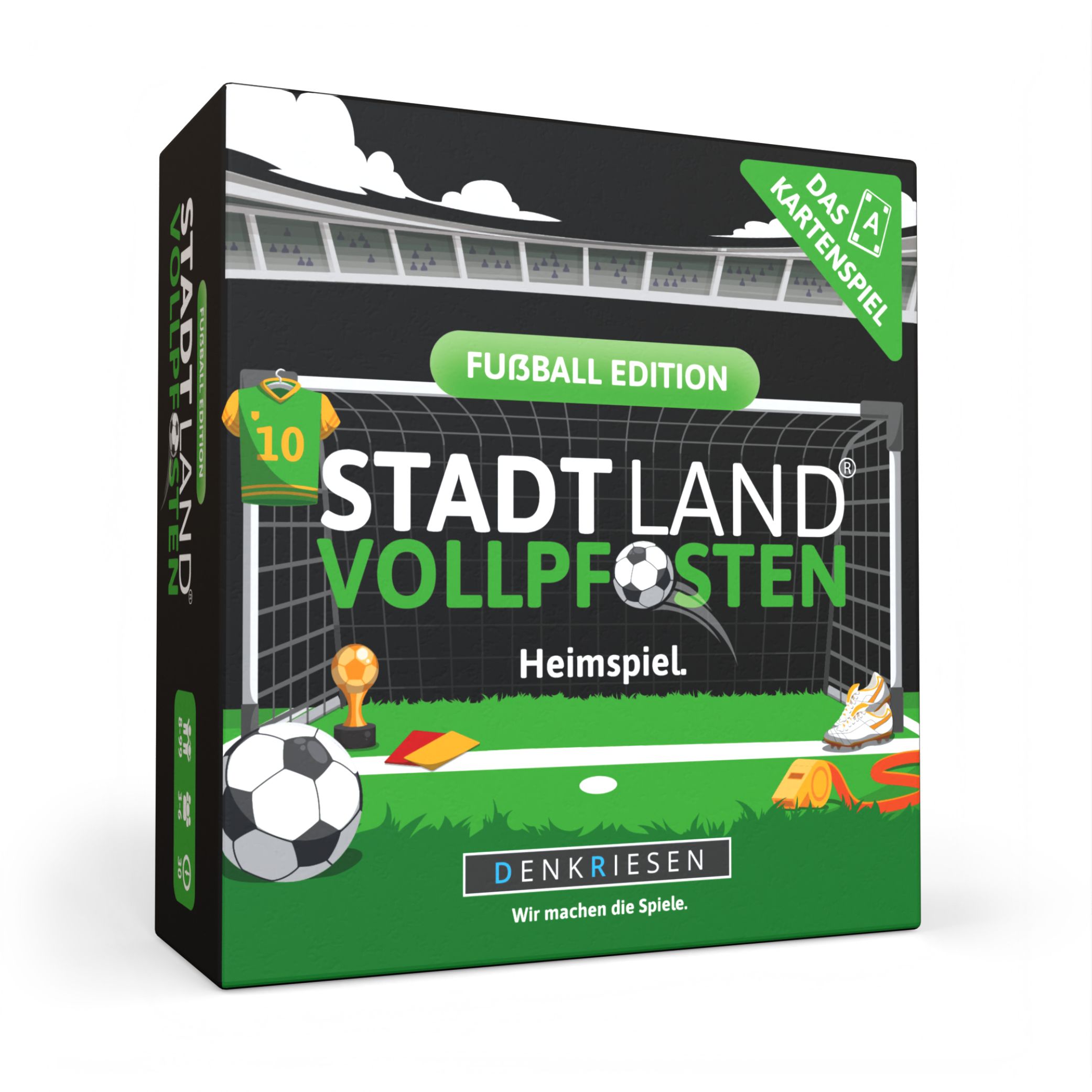 Stadt Land Vollpfosten: Das Kartenspiel – Fußball Edition