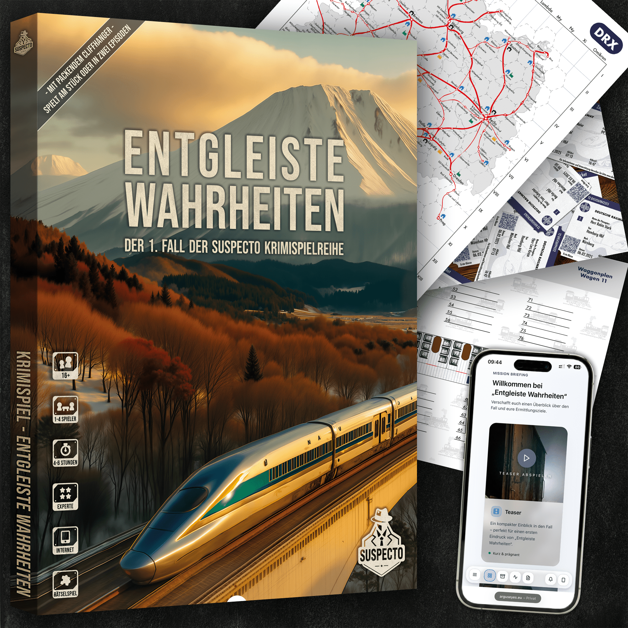Suspecto Krimispiel: Entgleiste Wahrheiten