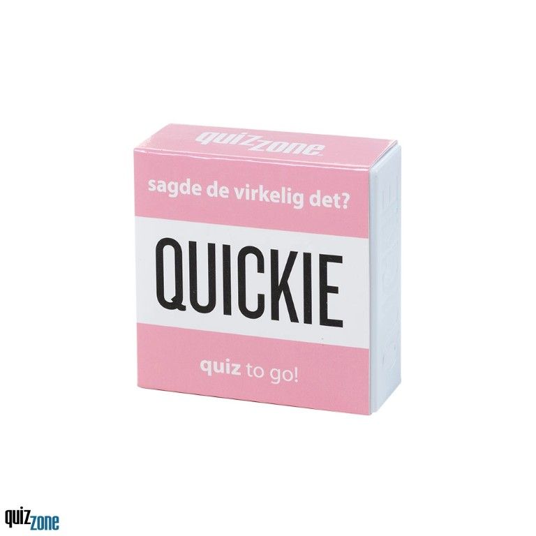 Quickie: Sagde de virkeligt det?
