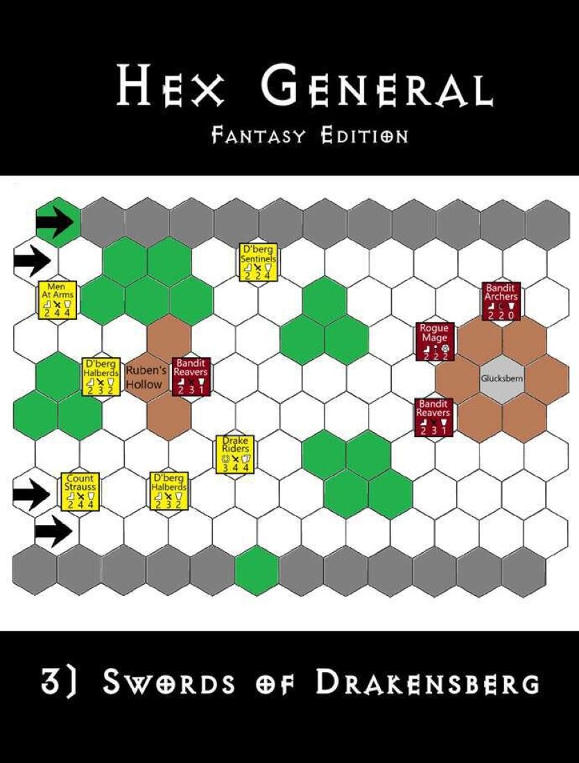 Hex General: Fantasy Edition – 3) Swords of Drakensberg